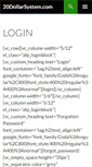 Mobile Screenshot of 20dollarsystem.com